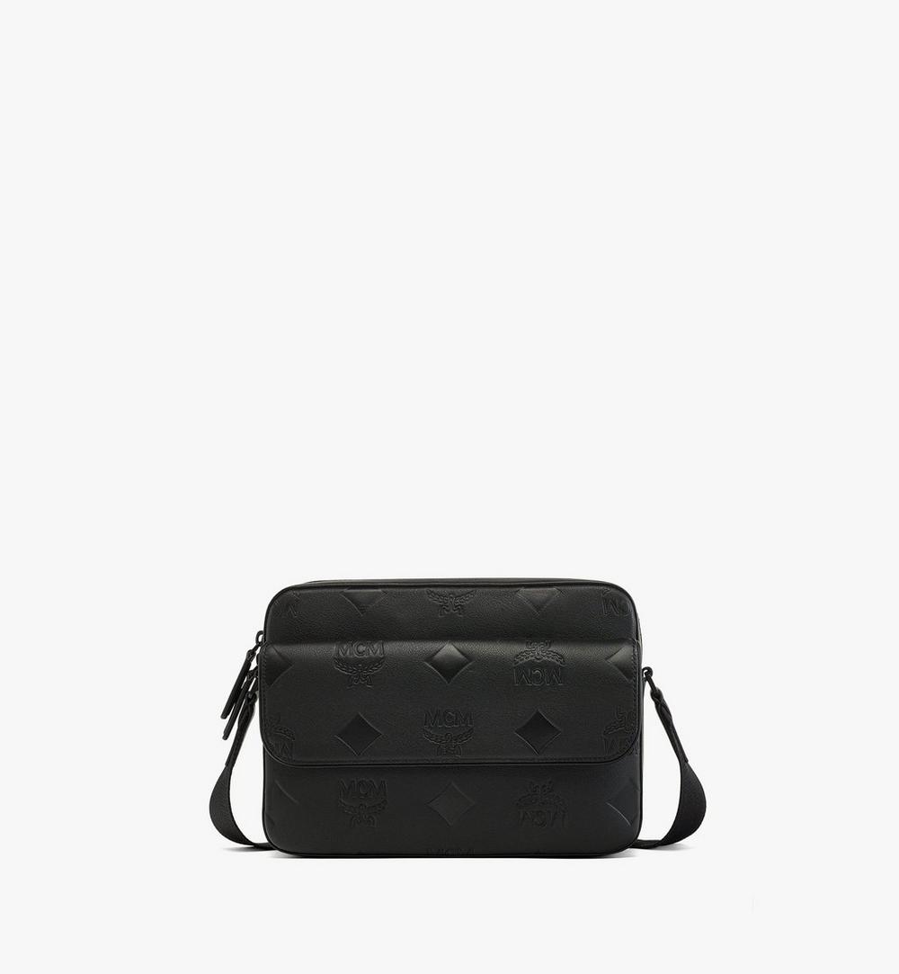 Aren Messenger Bag in Maxi Monogram Leather 1 Aren Messenger Bag in Maxi Monogram Leather 1